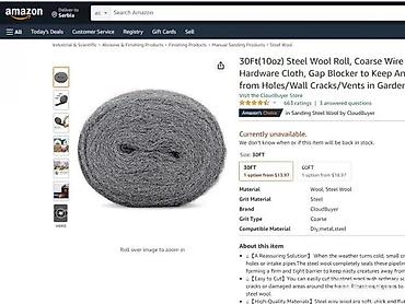 Rezne i brusne ploče: Čelična vuna – rolna - Materijal: čelična vuna (sintetička vlakna od — 3