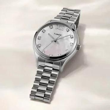Ručni satovi: AKCIJA - TIMEX Trend TW2W85300UK - 34mm - MOP Bela Potpuno nov i — 9