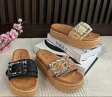 calvin klein 36: Ženske platforme papuče sa ukrasnom kopčom Brojevi 36-41 2500 din — 1