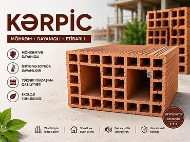 Watsap ile elaqe saxlaya bilersiz Kərpic – möhkəm, dayanıqlı və