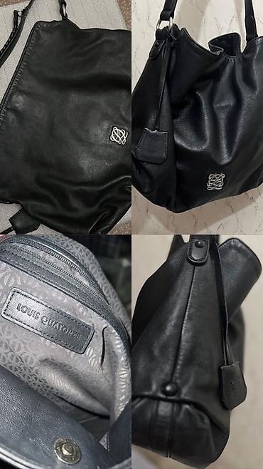 Классические сумки: Сумка-хобо Louis Quatorze из черной гладкой кожи. Особенности: - — 1