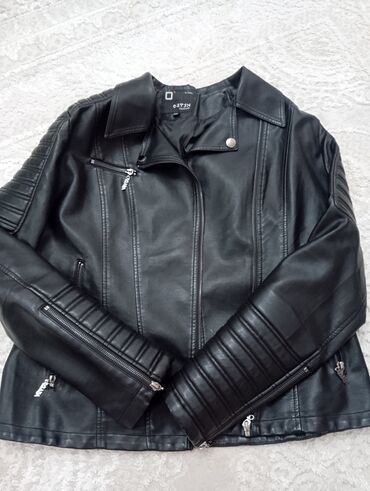 женские стеганные куртки: Dəri kurtka, 5XL