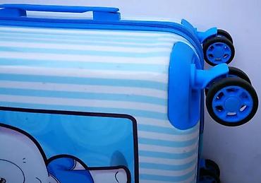 Rančevi, torbe i koferi: Dečji kofer na točkiće – “Happy Children” - Čvrsta ABS/plastik — 4