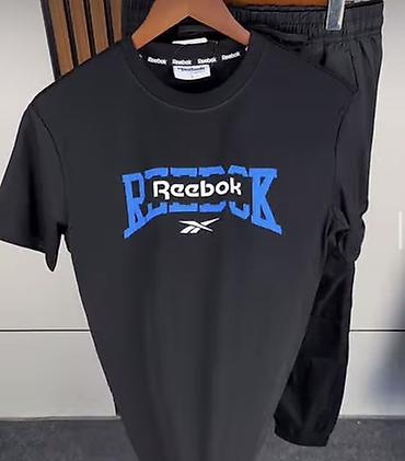 Мужская футболка, L, Reebok, Новый, цвет - Черный, Самовывоз, Бесплатная доставка, Платная доставка