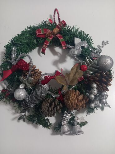 Praznična dekoracija: Venac, bоја - Šareno, Novo — 13