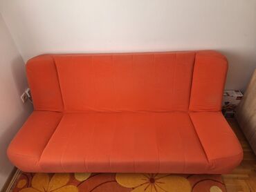 dvosed i trosed: Three-seat sofas, Textile, color - Orange, Used