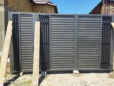 Распашные ворота: Стальные, Механические, Длина: 5 м, BTM, Для частного дома, С калиткой, Оптом, Новый, Бесплатная установка — 27