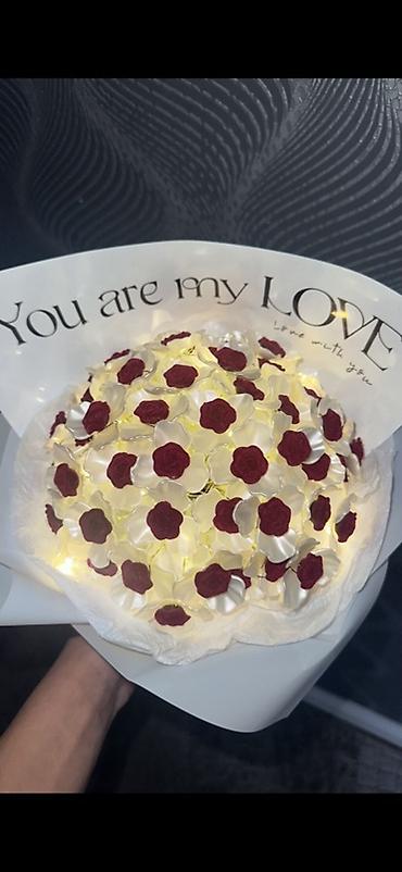 светы букет: Букет с подсветкой “You are my LOVE” - Эффектный декоративный букет в — 1