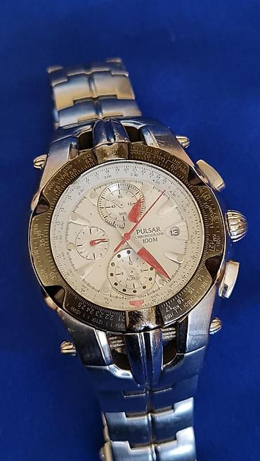 Ručni satovi: Pulsar muški hronograf – 100M - Brend/model: Pulsar Chronograph 100M — 15