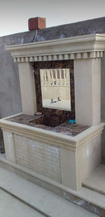 Fəvvarələr: QIYMET RAZILASMA YOLUYLA. Məhsul: Həyət və bağ üçün dekorativ daş — 10