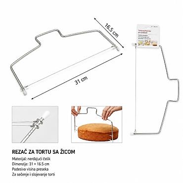 KMT Dvostruka linija za rezanje torte 2406754 Opis: - Rezač za tortu
