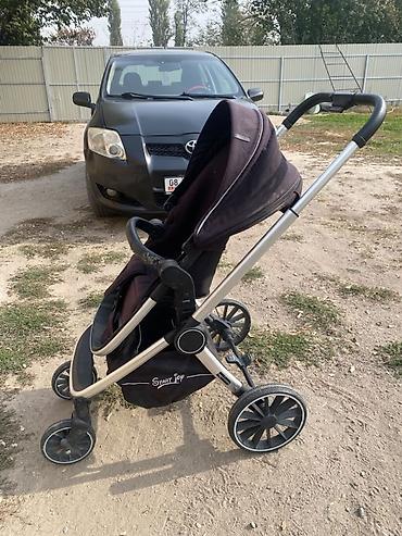 Коляски: Коляска, Stokke, цвет - Черный, Б/у, Самовывоз — 1