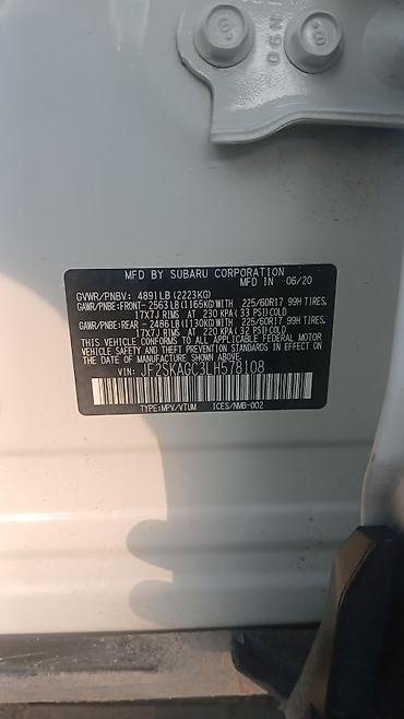 Транспорт: Subaru Forester: 2020 г., Вариатор, Кроссовер — 1