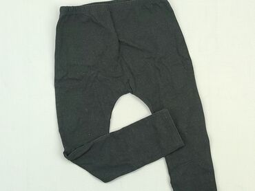 kombinezon czarny na ramiączkach: Leggings for kids, Next, 4-5 years, 104/110, condition - Very good