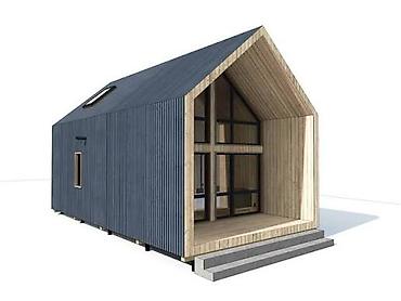 Фасадные сэндвич панели: Модульный дом в стиле Barnhouse - Архитектура: лаконичная форма — 5