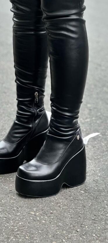 Çəkmələr: Uzunboğaz, Ölçü: 38, rəng - Qara, Yeni -da lalafo.az — 3 Çəkmələr: Uzunboğaz, Ölçü: 38, rəng - Qara, Yeni — 3