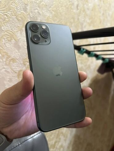телфон б у: IPhone 11 Pro, Зеленый, Кабель, 100 %