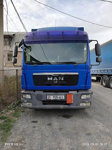 385 55: MAN 8.220 грузовой тентованный автомобиль (сцепка/фургон-тент) - — 3