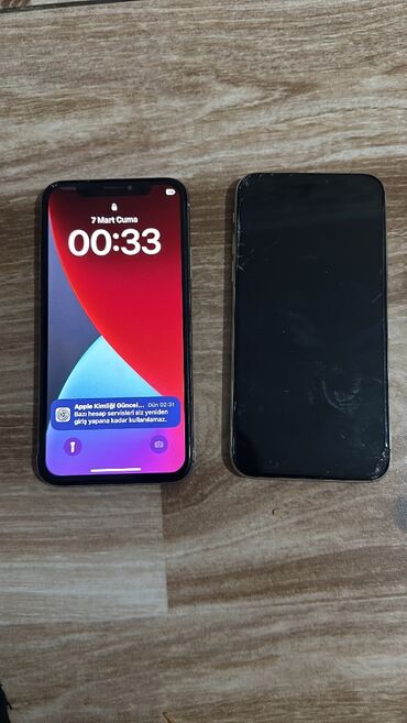 iphone 6 plata qiymeti: IPhone X, 64 GB, Ağ