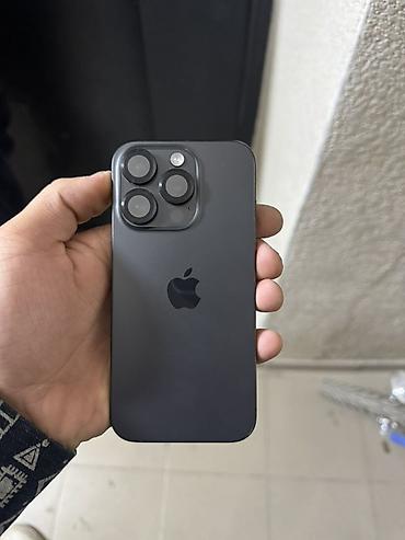 IPhone 15 Pro, 6.1" 256 ГБ АКБ78 - Цвет: чёрный/Black (темный at lalafo.kg IPhone 15 Pro, 6.1" 256 ГБ АКБ78 - Цвет: чёрный/Black (темный