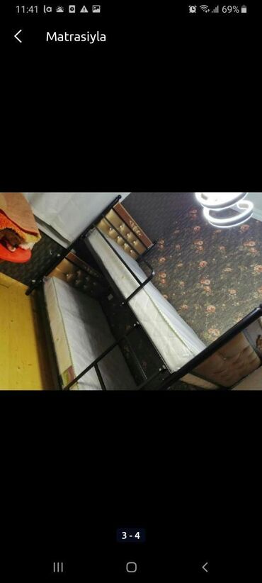 Sifarişlə çarpayılar: Kravatlar Matrasla 200 azn Her novde her rengde 1 mertebe ve 2 mertebe — 13