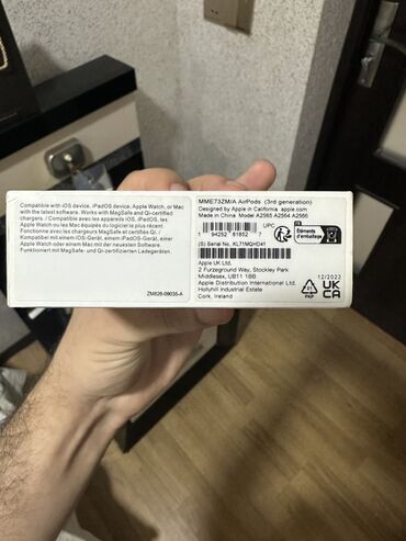 Qulaqcıqlar: İşlənmiş Simsiz (Bluetooth) Qulaqcıqlar, Apple, rəng - Ağ — 6