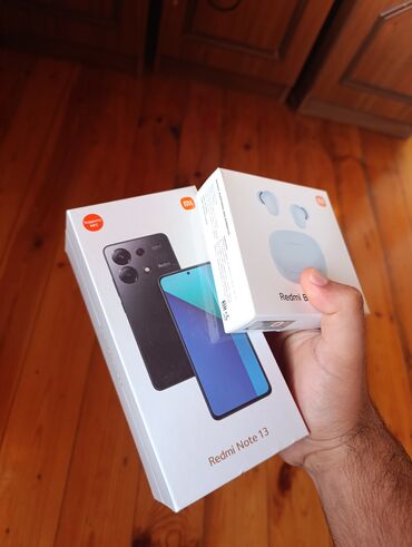 Redmi Note 13, 256 ГБ, цвет - Красный, Гарантия, Сенсорный, Отпечаток пальца