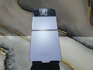 Уюлдук телефондор жана аксессуарлар: Samsung Galaxy Z Flip 4, Колдонулган, 256 ГБ, түсү - Кызгылт көк, 1 SIM, 2 SIM, eSIM — 4