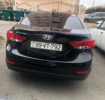 bankda olan masinlar odenissiz ancaq ayliq: Hyundai Elantra: 1.8 l | 2015 il Sedan