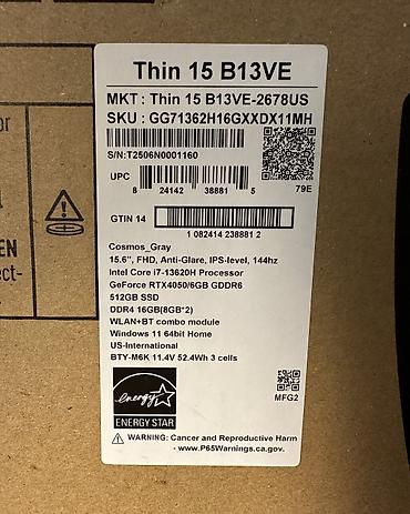Ноутбуки и аксессуары: Игровой, Новый, Intel Core i7, ОЗУ, RAM: 16 ГБ — 5