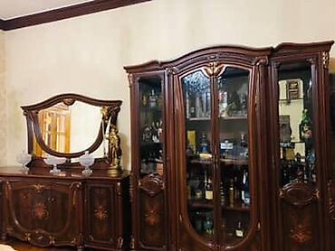 dekor ref: Klassik üslubda taxta qonaq otağı dəsti. - Material: kütləvi ağacdan — 1