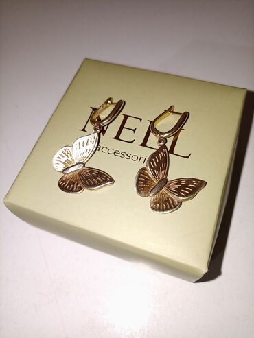 Другое: Kəpənək asqılı sırğa cütü gümüş 925 . - Brend: NEL Accessories