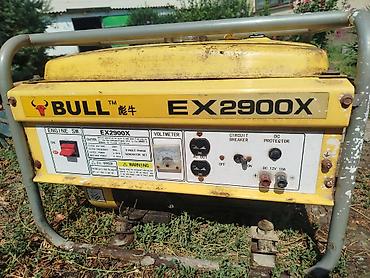 бочок тонна: Срочно продаю Бензиновый генератор BULL EX2900X - Однофазный — 4