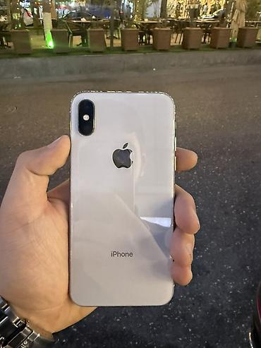 iphone x aksesuar: IPhone X, 256 GB, Gümüşü, Face ID — 1