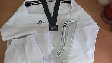 штаны: Кимоно Adidas — рост 160 см Оригинальное белое кимоно Adidas в — 1