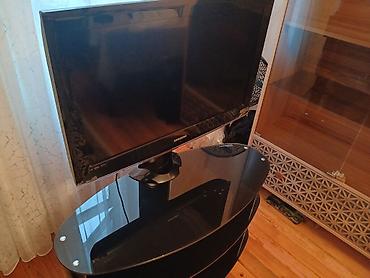 TV altlığı: Samsung LCD TV + şüşə TV stendi (komplekt) - Ekran: təxminən 32" — 4