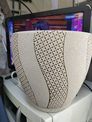 горшки для цветов больших размеров купить: Кашпо для цветов - Материал: керамика (визуально — толстостенная