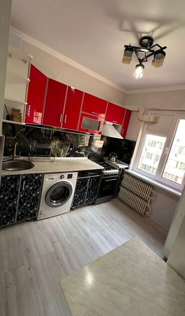 квартиры в районе пишпек: 2 комнаты, 48 м², 105 серия, 5 этаж, Евроремонт