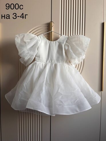 Платья: Детское платье, цвет - Белый — 3