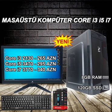 iphon 10: Masaüstü Kompüterlər “G2030 / CORE i3 / CORE i5 / CORE i7” ⭐19 inch