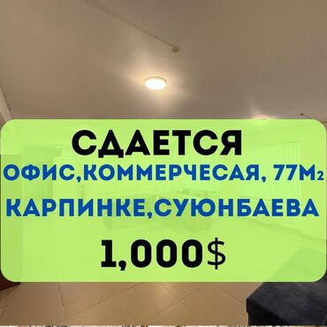 аренда нежилых помещений под офис: Сдаю Офис, 77 м², 1 линия, С отдельным входом, С отдельным сан узлом