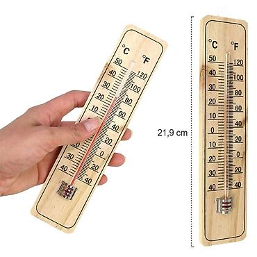 təmassız termometr: Taxta termometr 21sm*4sm — 1