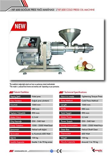 Yağ çəkən aparatlar: 20 l, Türkiyə, Zəmanətlə, Yeni — 8
