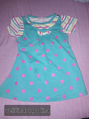 Paketi dečije odeće: Dečija odeća – komplet različitih haljinica i tunika, džak pun stvari — 15