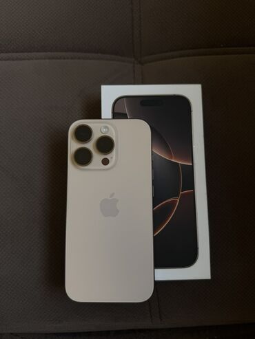 i̇phon: IPhone 16 Pro, 256 GB, Qızılı, Face ID