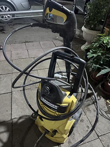 Оборудование для мойки: Kärcher K 4.600 yüksək təzyiqli yuma aparatı satılır. Aparatın — 1