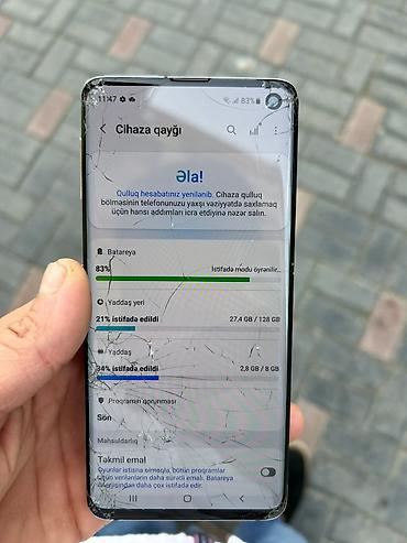 xiaomi poco m3: Samsung Galaxy S10, 128 GB, rəng - Qara, Sensor, Barmaq izi, Simsiz şarj — 7