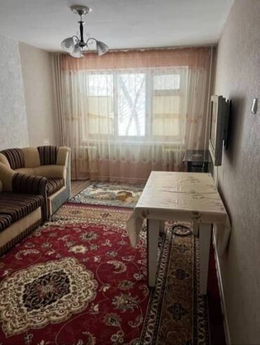 токмок долгосрочная квартира: 2 бөлмө, 43 кв. м, 104-серия, 1 кабат, Косметикалык ремонт