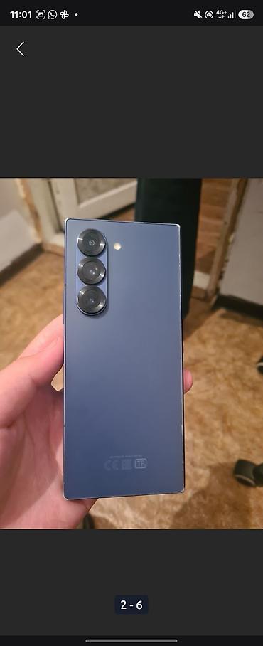 16 gb: Samsung Galaxy Z Flip6, Б/у, 256 ГБ, цвет - Серый, 2 SIM — 1