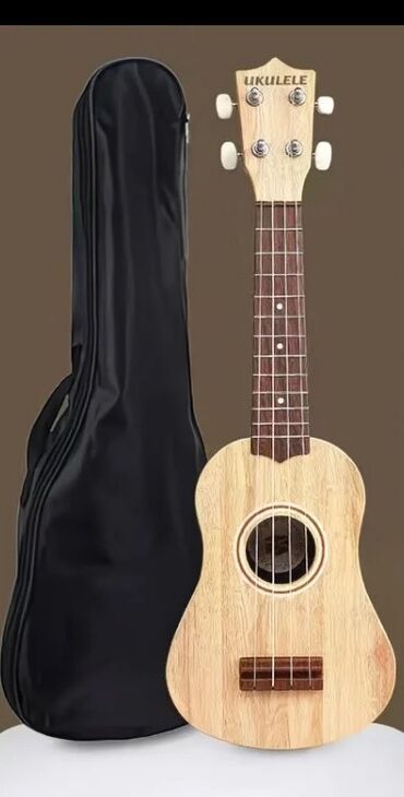 калимба купить: Укулеле с чехлом - Тип: сопрано (4 струны) - Корпус из пластмассы под